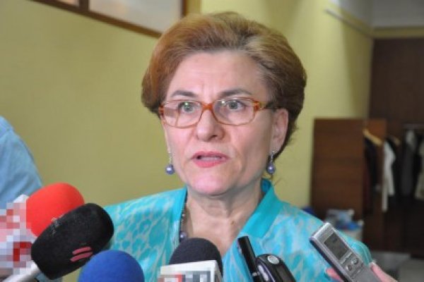 Maria Grapini, ministrul pentru IMM-uri şi Turism:
